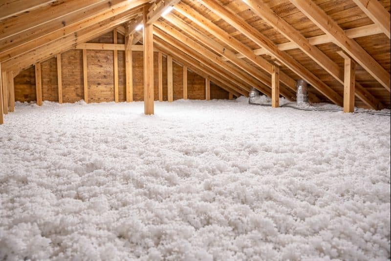Isolation souflées des combles