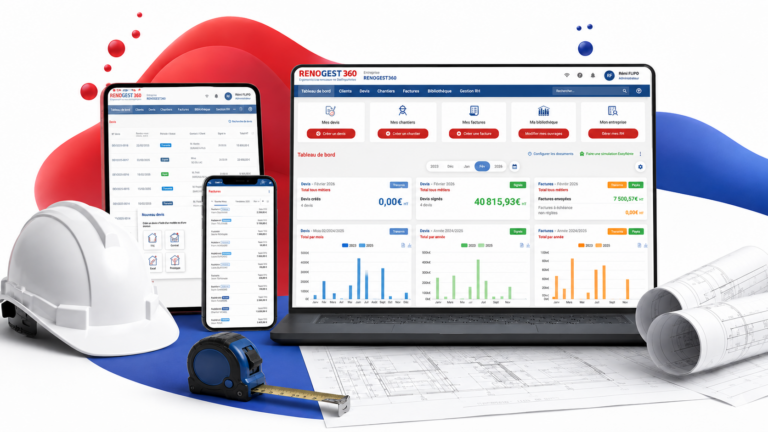 RENOGEST360 logiciel BTP gratuit pour devis et factures